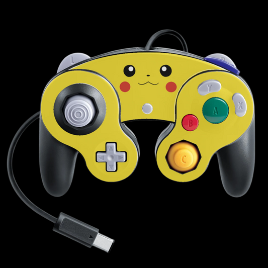 Pikachu Gamecube Controller skin