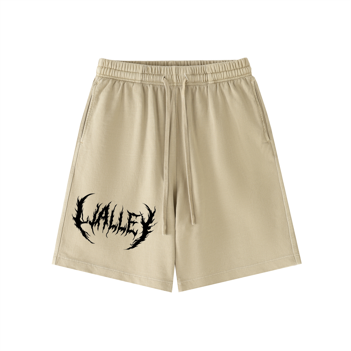 Ljalley Deathmetal Vintage Wash Cotton Shorts
