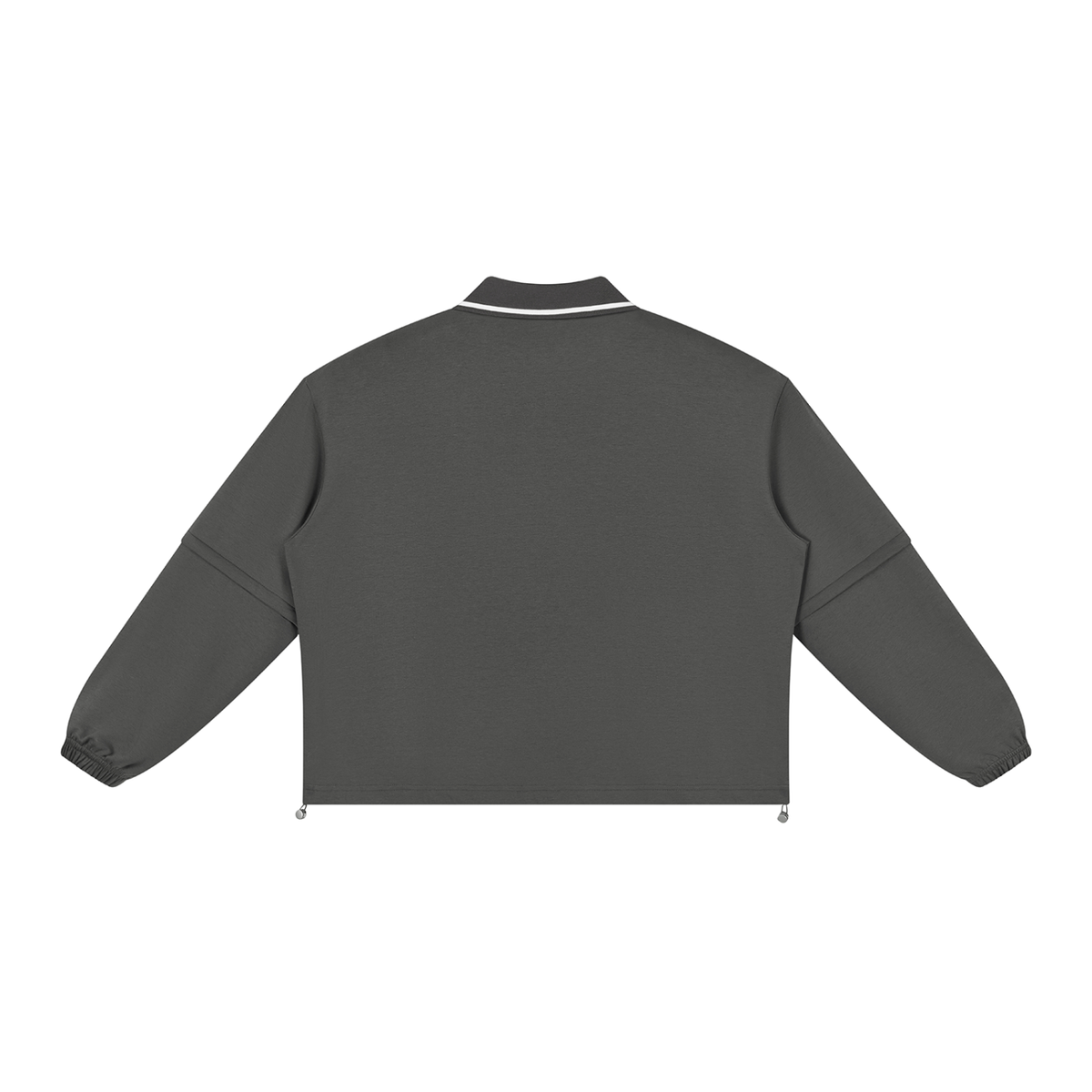 Ljalley Unisex Boxy Collared Detachable Sweatshirt