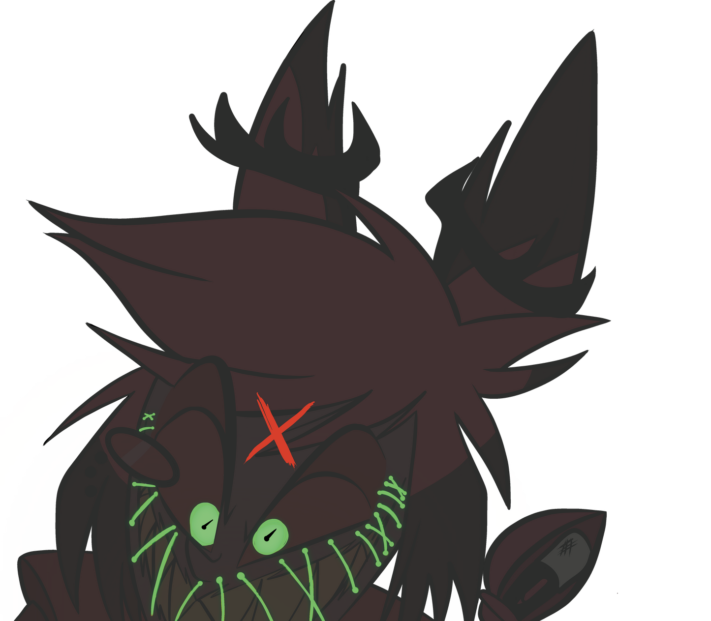 #141 Radio Demon Glow in the Dark Peeker