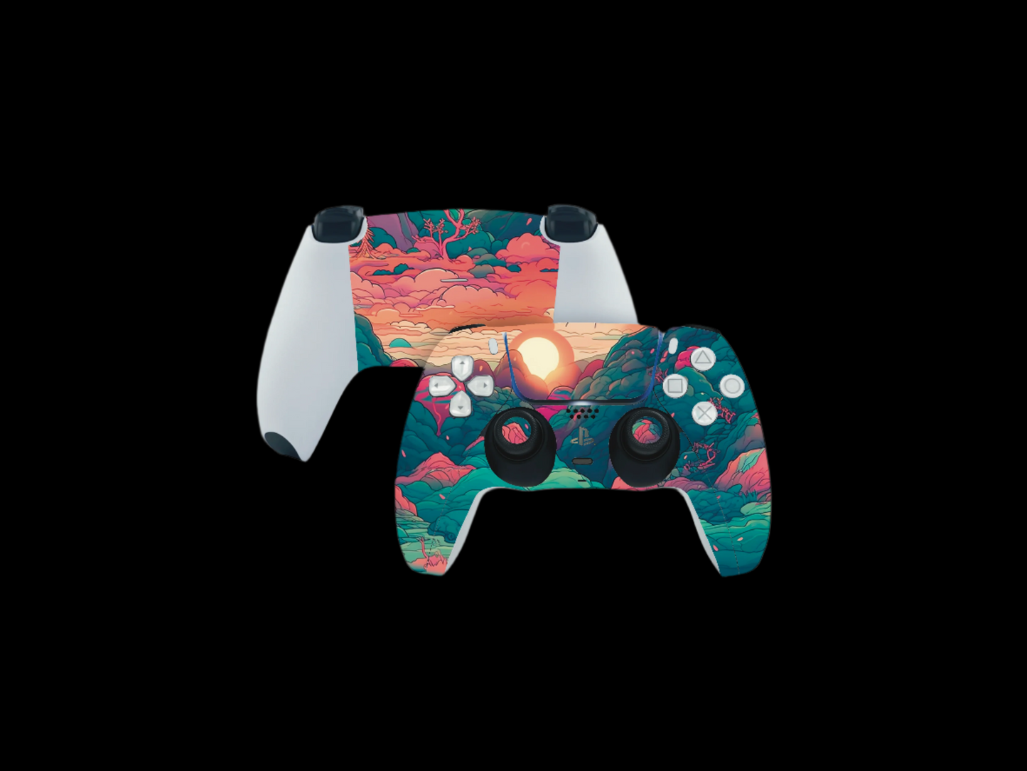 Sunset Ps5 Controller skin