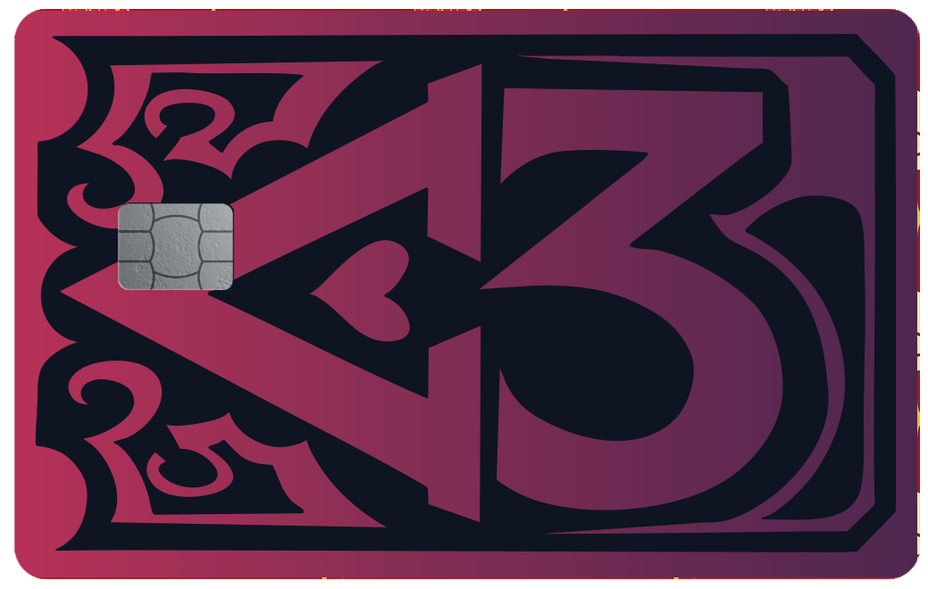 Holographic Velvette Phone Credit Card Skin