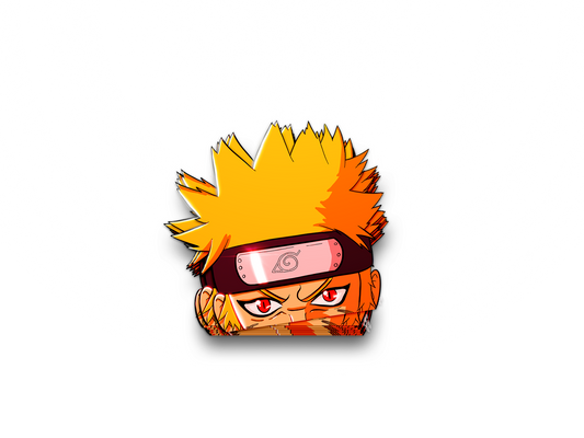 Mini Holographic Naruto Peeker Stickers