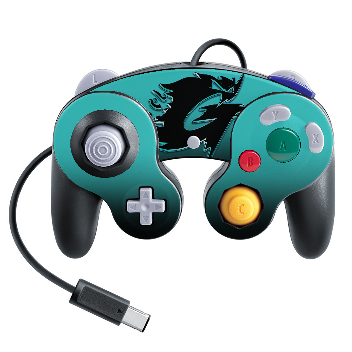 Ghost Team Gamecube Controller skin