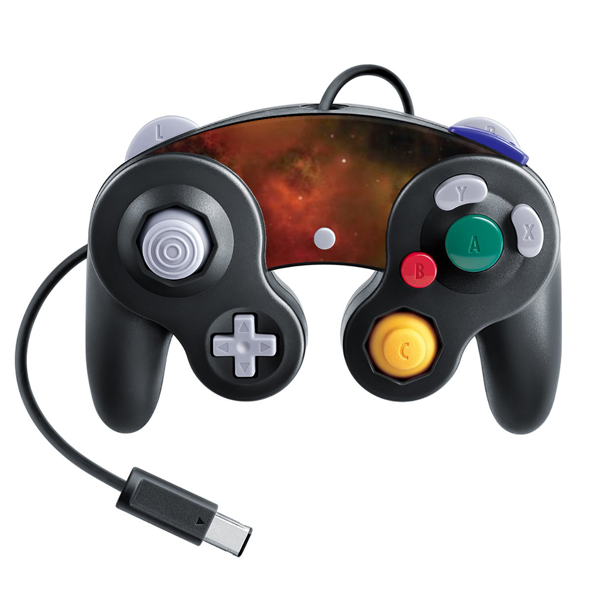 Red Galaxy Controller Skin Top Only Skins