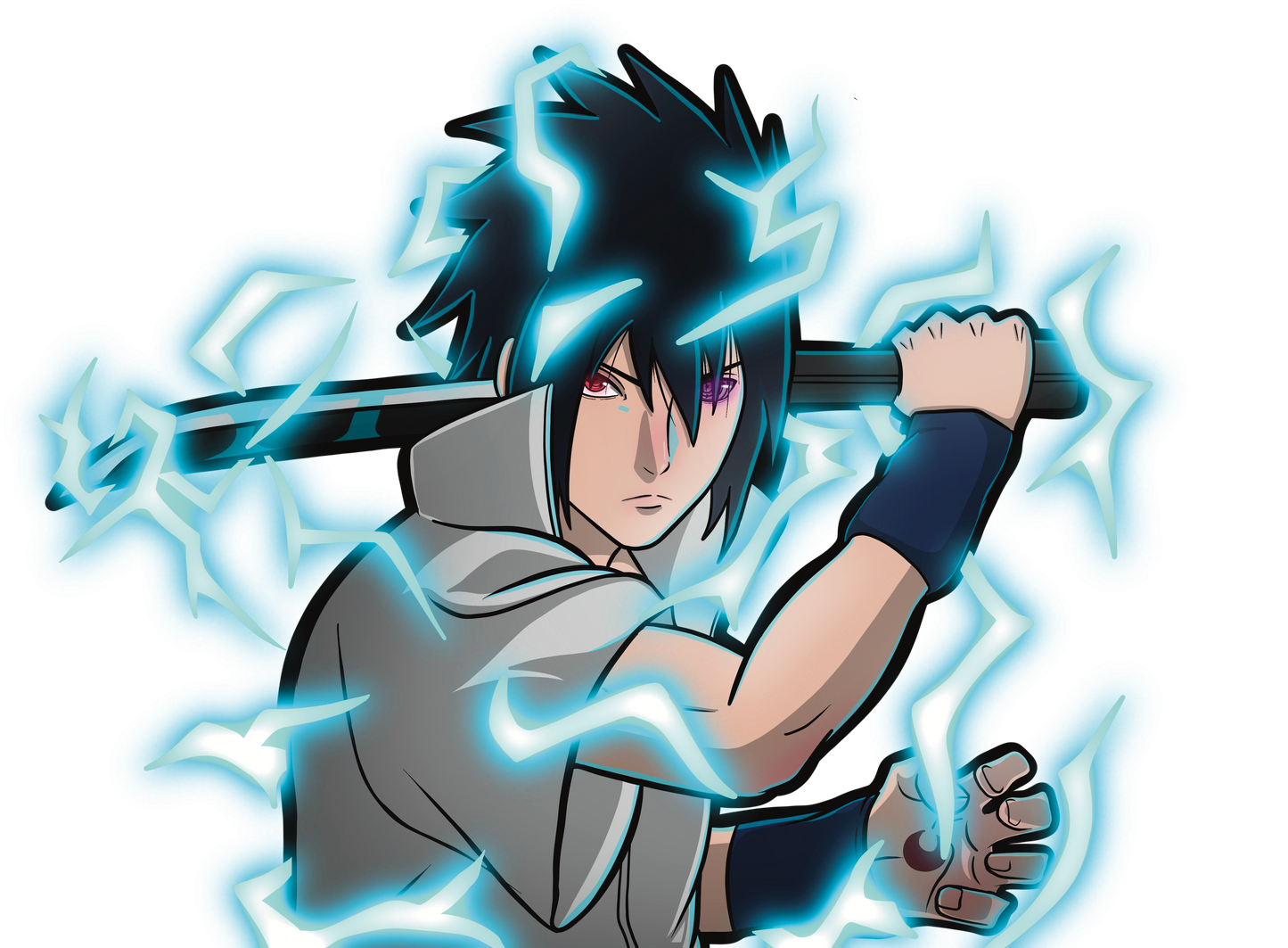 Holographic Lightning Sasuke Peeker